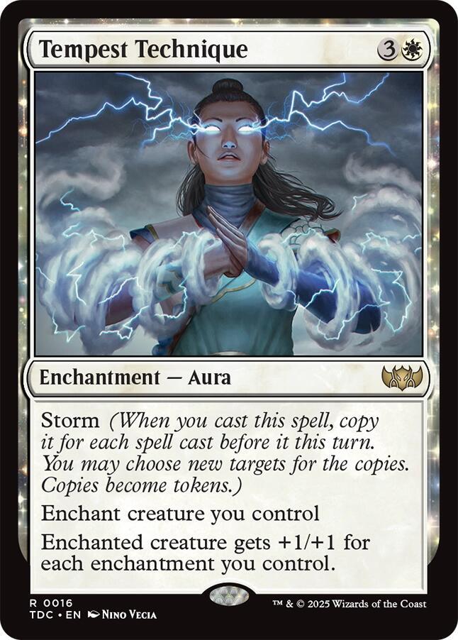 TDC, Tempest Technique, Standard, 16, R, Near Mint, Normal, EN
