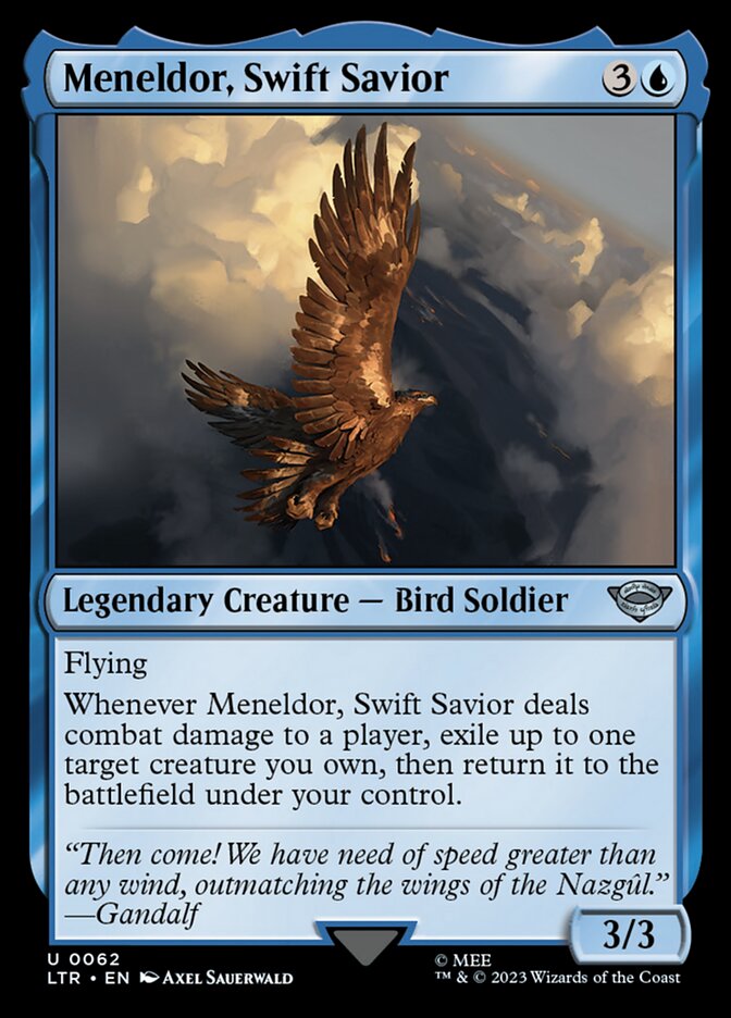 LTR, Meneldor, Swift Savior, Standard, 62, U, Near Mint, Normal, EN