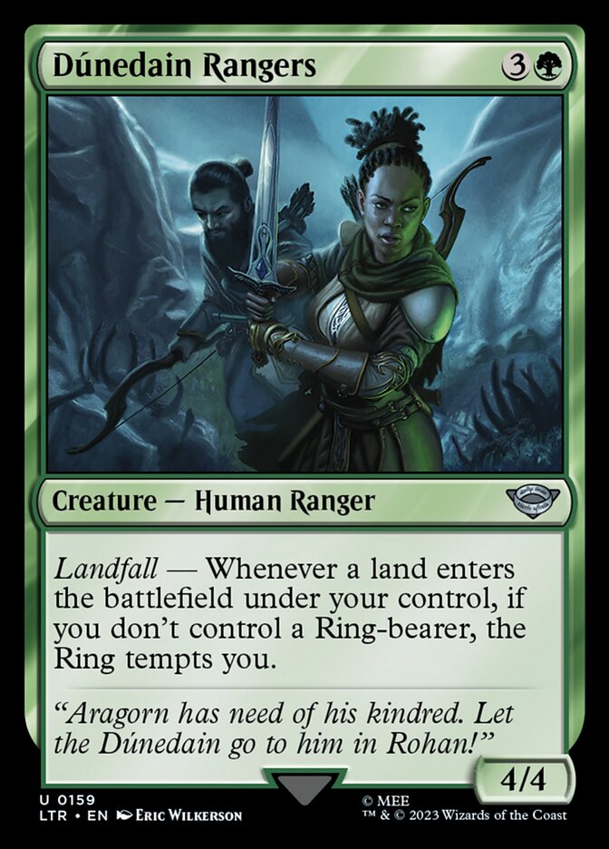 LTR, Dúnedain Rangers, Standard, 159, U, Near Mint, (Foil), EN