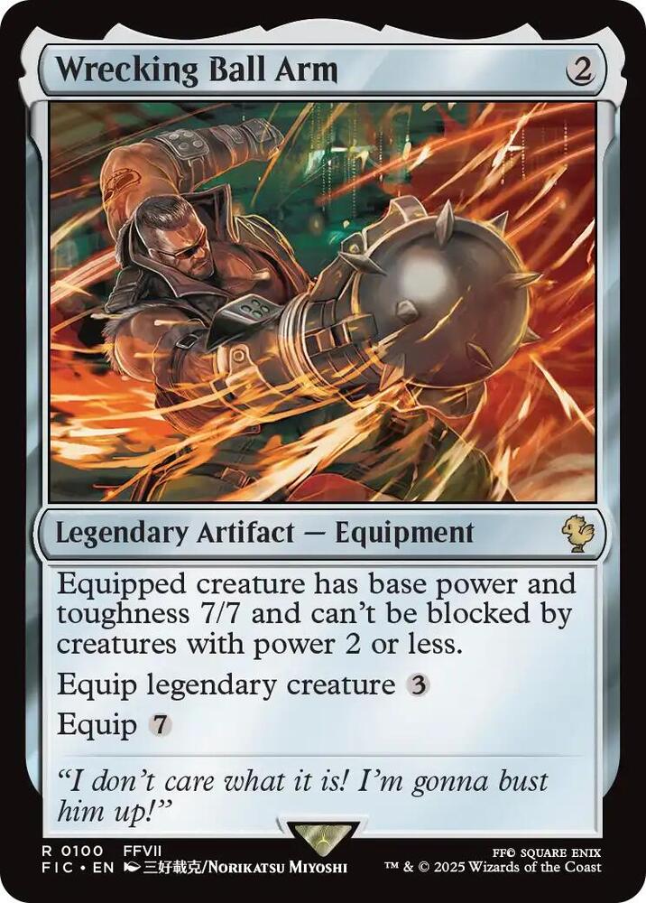 FIC, Wrecking Ball Arm, Standard, 100, R, Near Mint, Normal, EN