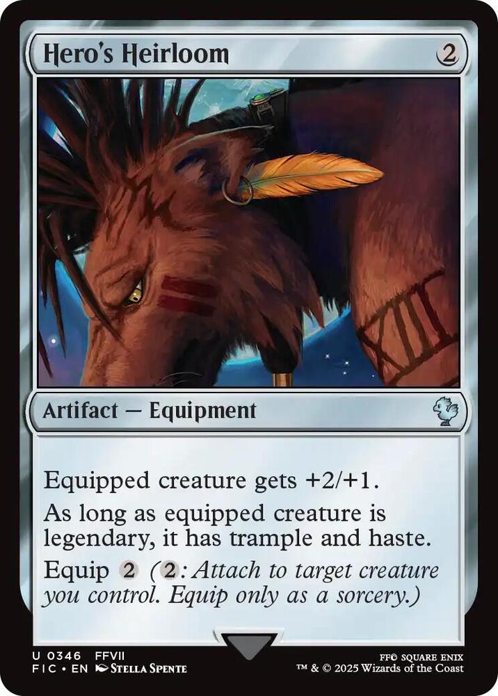 FIC, Hero's Heirloom, Standard, 346, U, Near Mint, Normal, EN