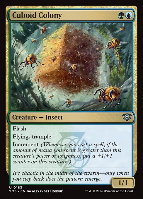 SOS, Cuboid Colony, Standard, 183, U, Near Mint, Normal, EN