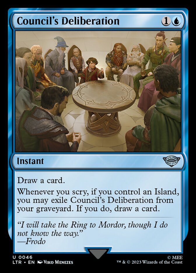 LTR, Council's Deliberation, Standard, 46, U, Near Mint, Normal, EN