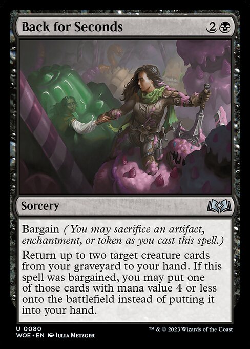 WOE, Back for Seconds, Standard, 80, U, Near Mint, Normal, EN