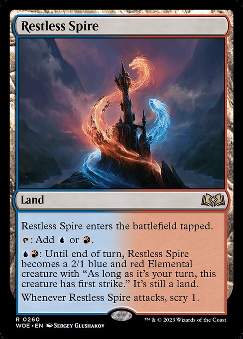 WOE, Restless Spire, Standard, 260, R, Near Mint, (Foil), EN