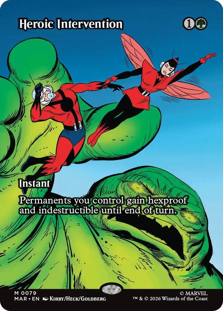 MAR, Heroic Intervention, (Borderless), 79, M, Near Mint, Normal, EN