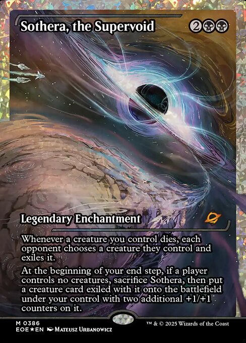 EOE, Sothera, the Supervoid, (Japanese Showcase), 386, M, Near Mint, (Fracture Foil), EN