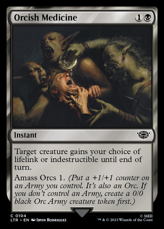 LTR, Orcish Medicine, Standard, 104, C, Near Mint, Normal, EN
