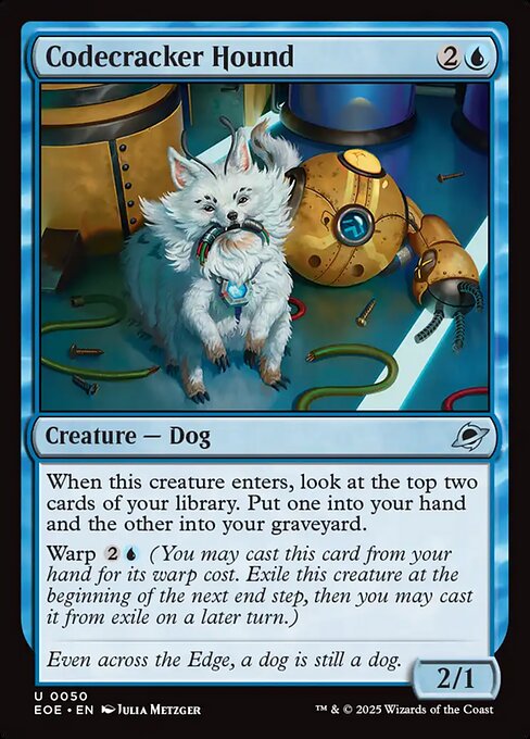 EOE, Codecracker Hound, Standard, 50, U, Near Mint, (Foil), EN