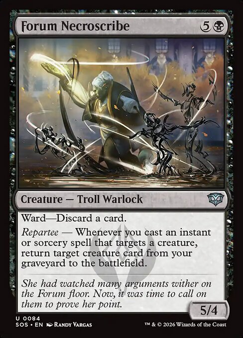 SOS, Forum Necroscribe, Standard, 84, U, Near Mint, Normal, EN