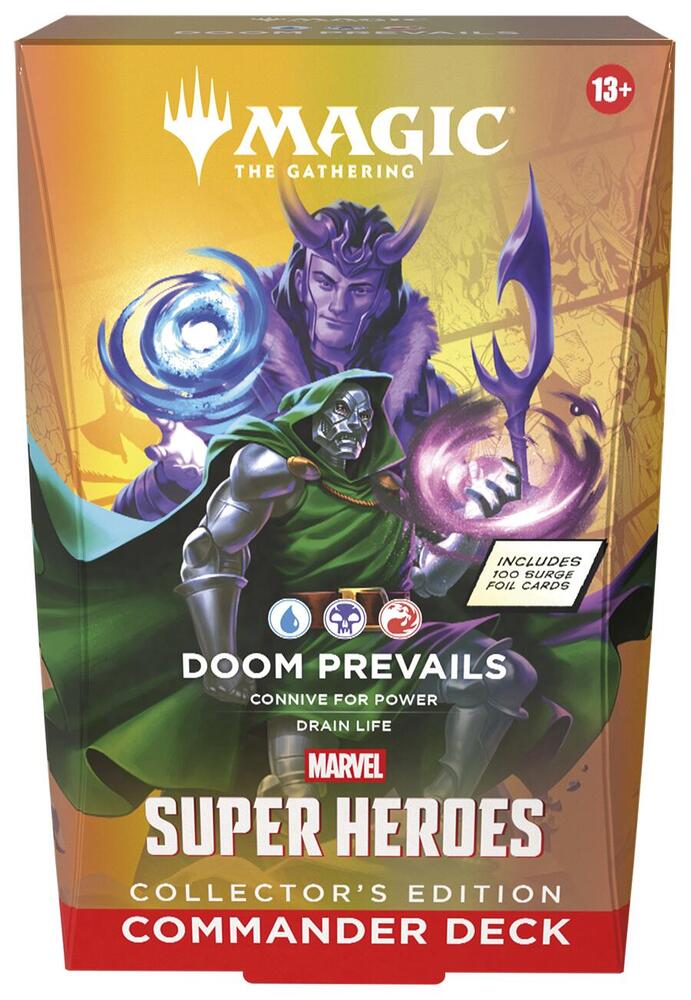 Marvel Super Heroes Commander Deck (Surge Foil) Collector's Edition - Doom Prevails