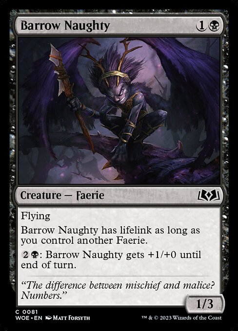 WOE, Barrow Naughty, Standard, 81, C, Near Mint, Normal, EN