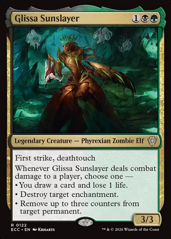 ECC, Glissa Sunslayer, Standard, 122, R, Near Mint, Normal, EN