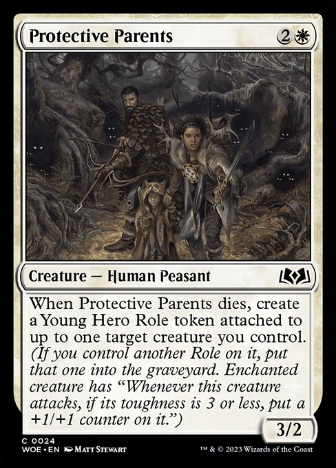 WOE, Protective Parents, Standard, 24, C, Near Mint, Normal, EN