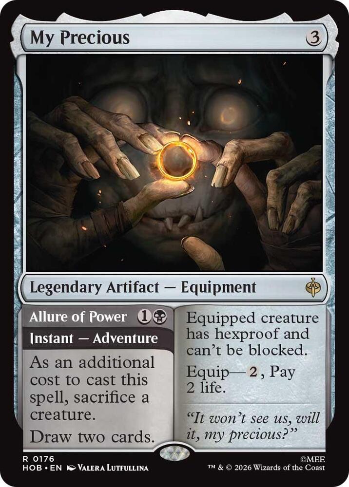 HOB, My Precious // Allure of Power, Standard, 176, R, Near Mint, (Foil), EN