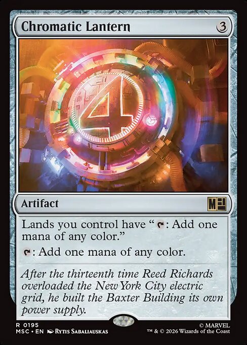 MSC, Chromatic Lantern, Standard, 195, R, Near Mint, Normal, EN