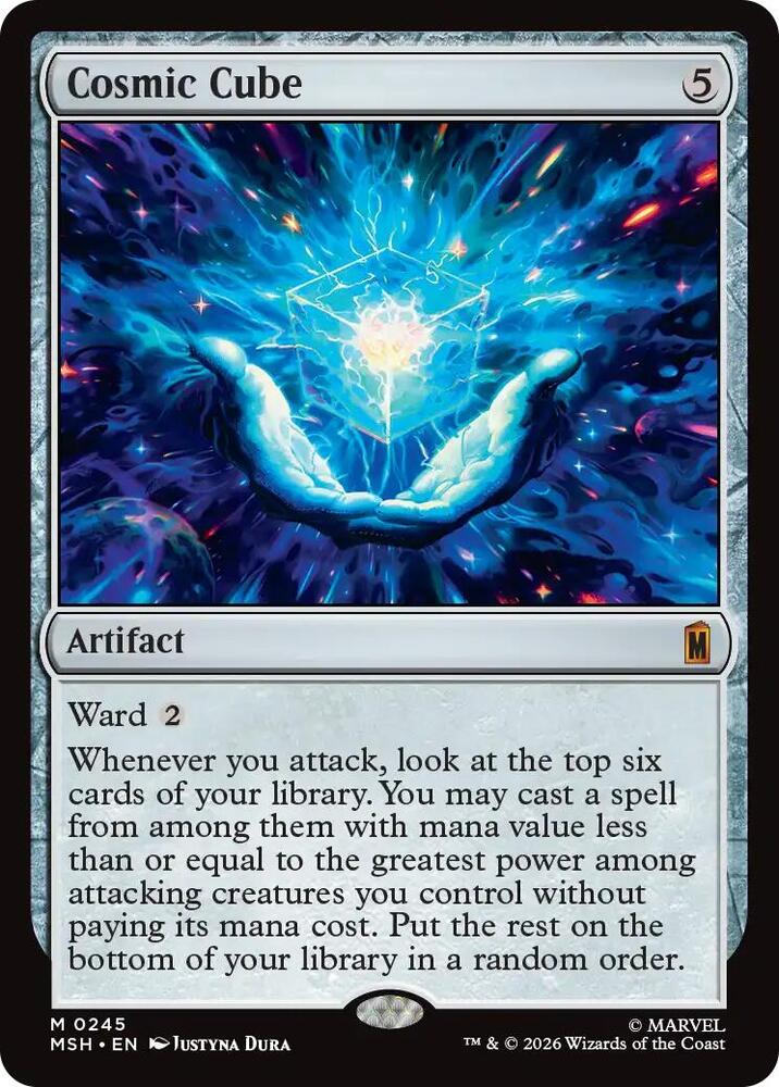 MSH, Cosmic Cube, Standard, 245, M, Near Mint, Normal, EN