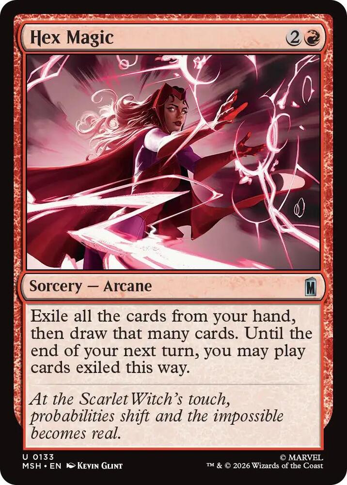 MSH, Hex Magic, Standard, 133, U, Near Mint, (Foil), EN