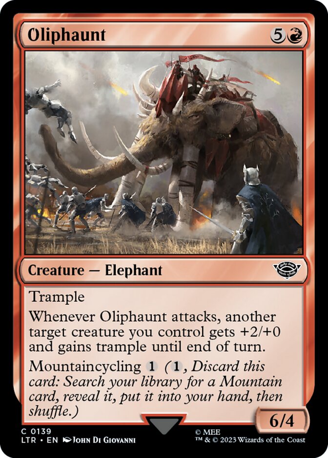 LTR, Oliphaunt, Standard, 139, C, Near Mint, Normal, EN