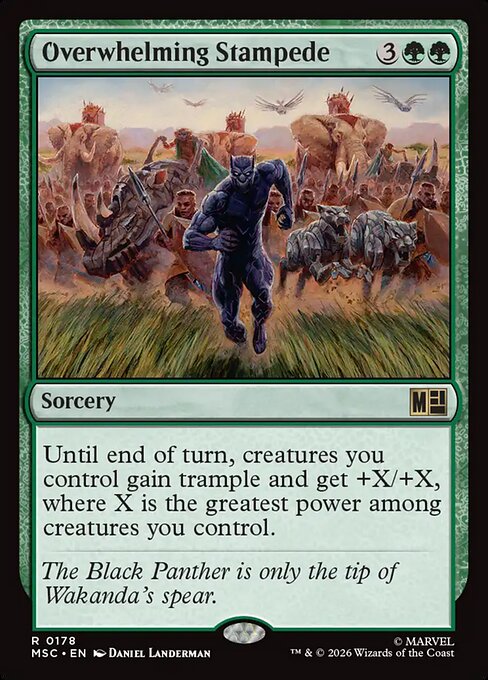MSC, Overwhelming Stampede, Standard, 178, R, Near Mint, Normal, EN
