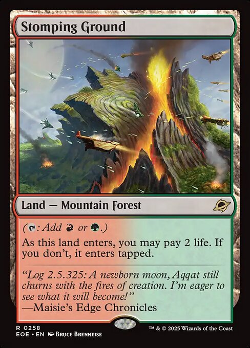 EOE, Stomping Ground, Standard, 258, R, Near Mint, (Foil), EN