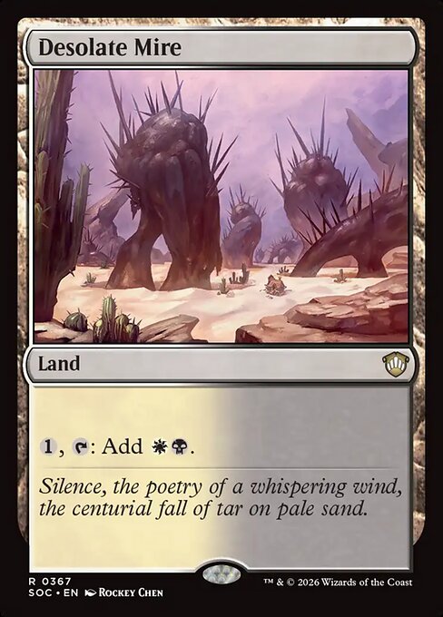 SOC, Desolate Mire, Standard, 367, R, Near Mint, Normal, EN