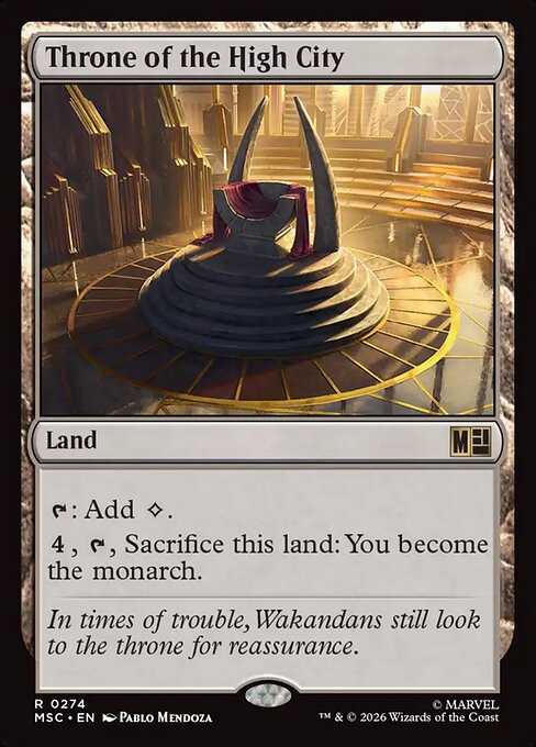 MSC, Throne of the High City, Standard, 274, R, Near Mint, Normal, EN