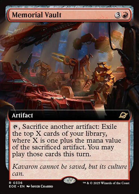 EOE, Memorial Vault, (Extended Art), 336, R, Near Mint, Normal, EN