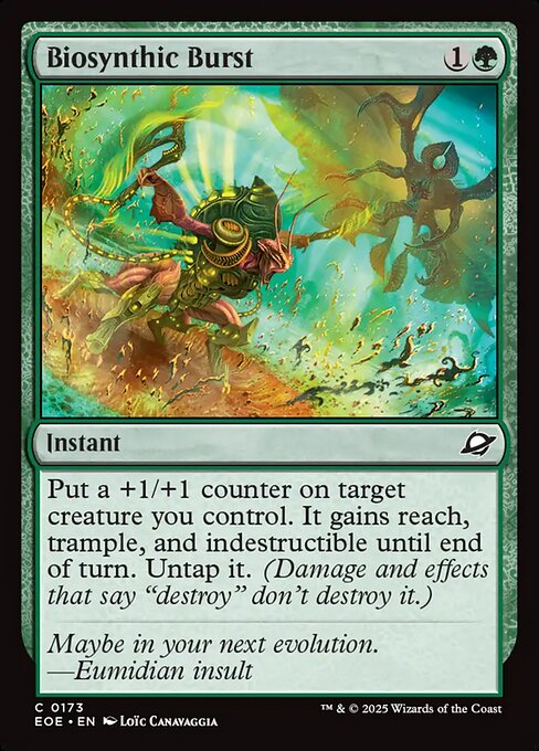 EOE, Biosynthic Burst, Standard, 173, C, Near Mint, Normal, EN
