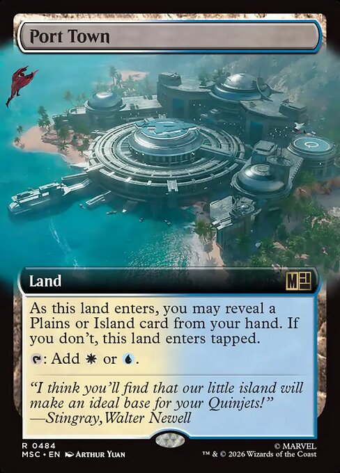 MSC, Port Town, (Extended Art), 484, R, Near Mint, Normal, EN