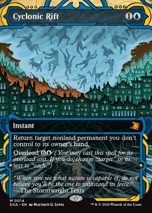 SOA, Cyclonic Rift, (Showcase), 14, M, Near Mint, (Foil), EN