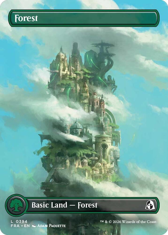 FRA, Forest, (Full Art), 394, C, Near Mint, Normal, EN
