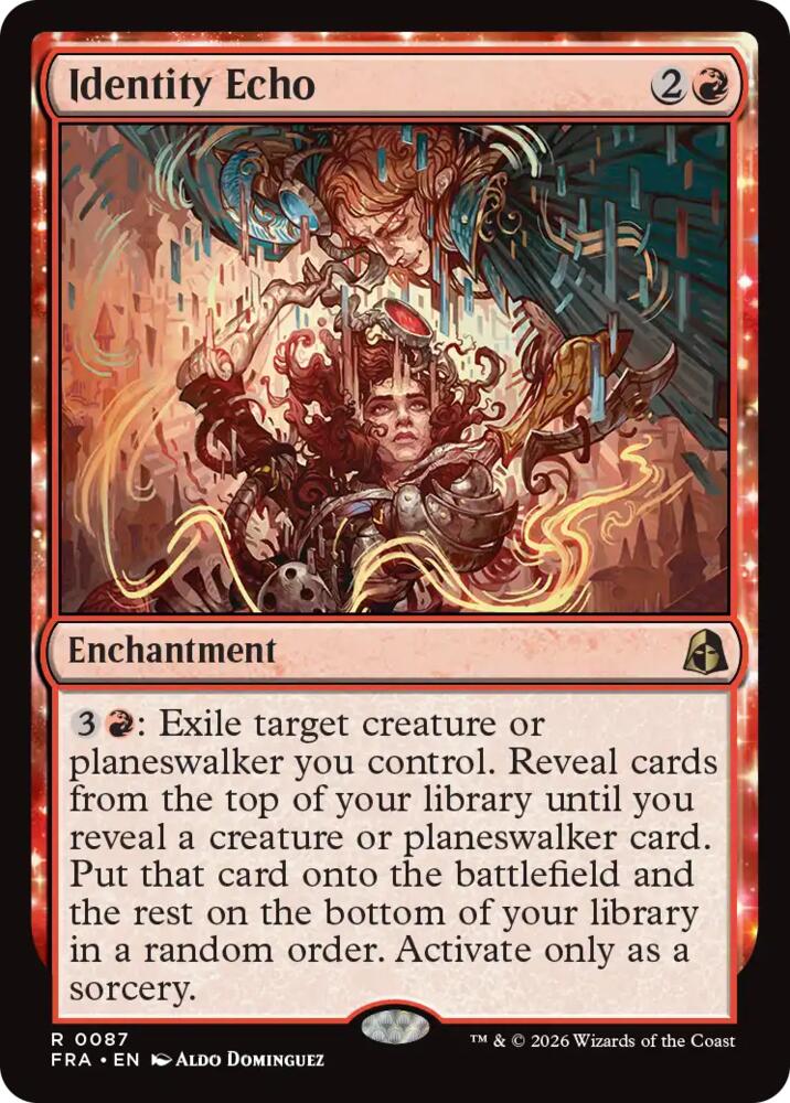 FRA, Identity Echo, Standard, 87, R, Near Mint, Normal, EN