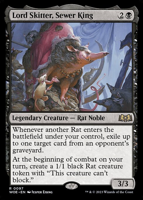 WOE, Lord Skitter, Sewer King, Standard, 97, R, Near Mint, Normal, EN