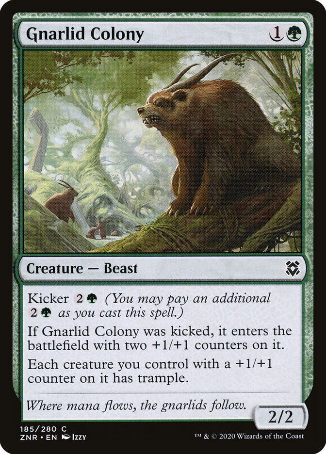 ZNR, Gnarlid Colony, Standard, 185, C, Near Mint, Normal, EN