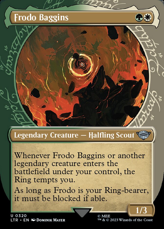 LTR, Frodo Baggins, (Showcase), 320, U, Near Mint, Normal, EN