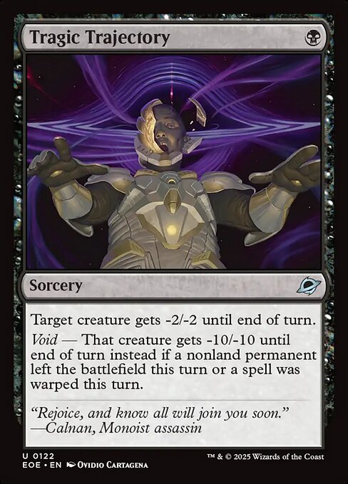 EOE, Tragic Trajectory, Standard, 122, U, Near Mint, Normal, EN
