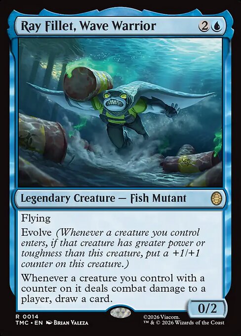 TMC, Ray Fillet, Wave Warrior, Standard, 14, R, Near Mint, (Surge Foil), EN
