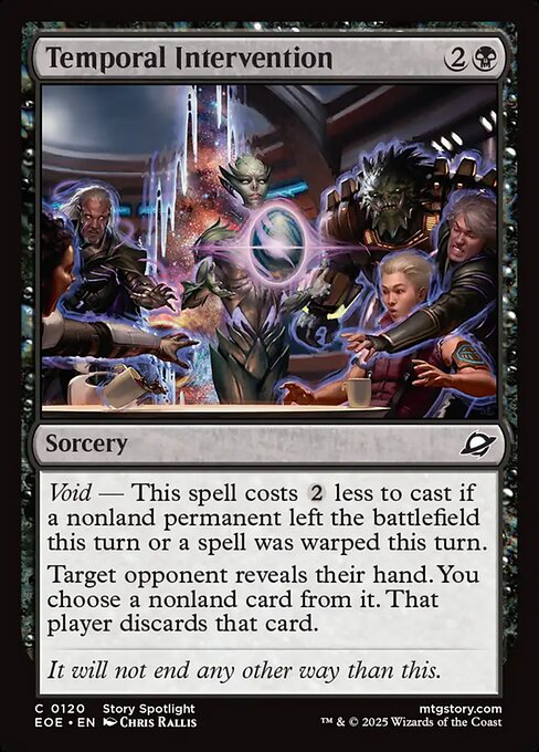 EOE, Temporal Intervention, Standard, 120, C, Near Mint, Normal, EN