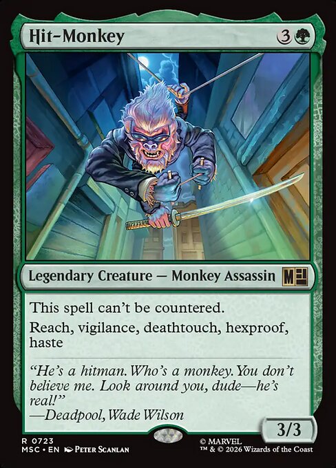 MSC, Hit-Monkey, Standard, 723, R, Near Mint, Normal, EN