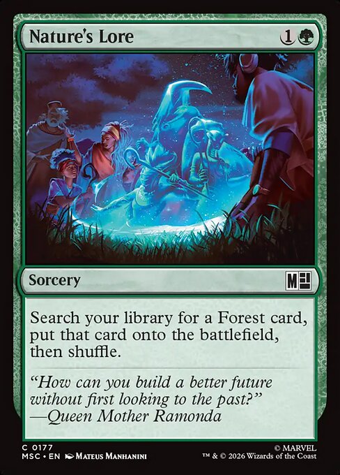 MSC, Nature's Lore, Standard, 177, C, Near Mint, Normal, EN