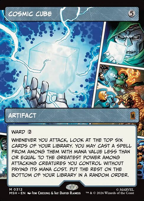 MSH, Cosmic Cube, (Showcase), 312, M, Near Mint, Normal, EN