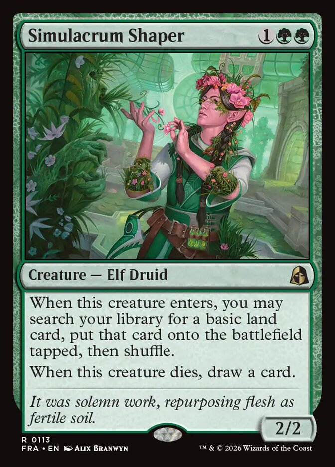 FRA, Simulacrum Shaper, Standard, 113, R, Near Mint, Normal, EN