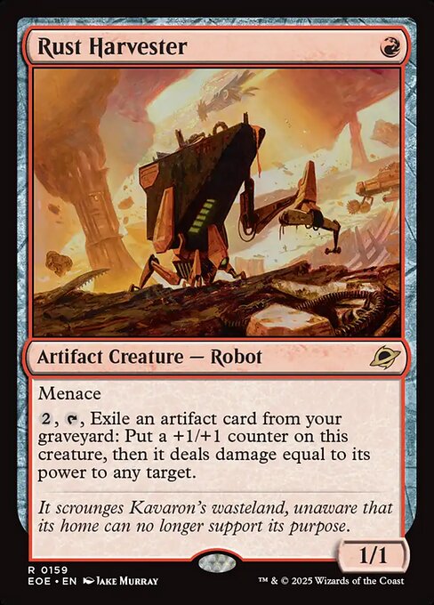 EOE, Rust Harvester, Standard, 159, R, Near Mint, (Foil), EN