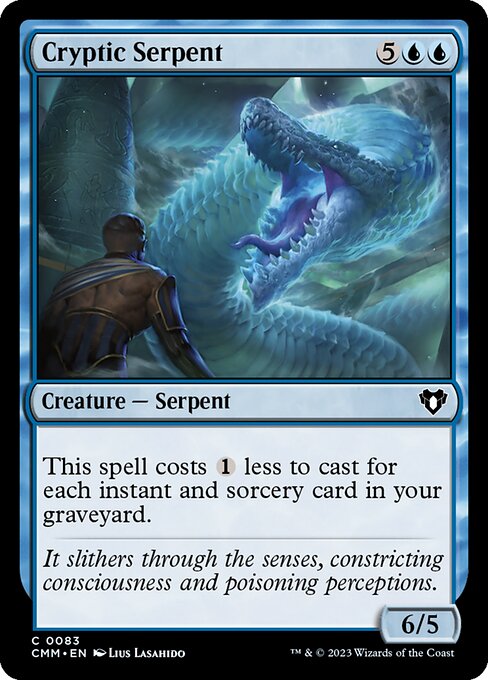 CMM, Cryptic Serpent, Standard, 83, C, Near Mint, Normal, EN