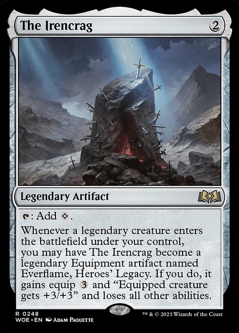 WOE, The Irencrag, Standard, 248, R, Near Mint, Normal, EN