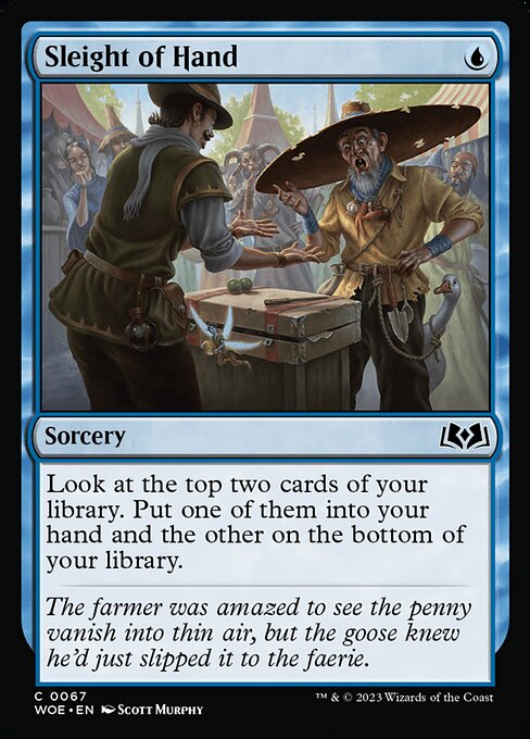 WOE, Sleight of Hand, Standard, 67, C, Near Mint, (Foil), EN