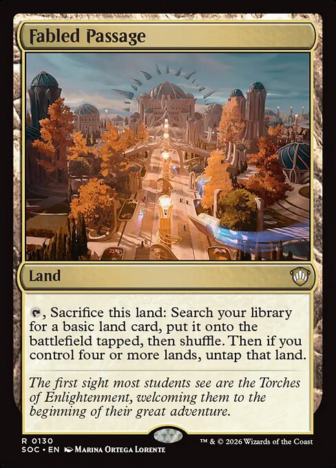 SOC, Fabled Passage, Standard, 130, R, Near Mint, Normal, EN