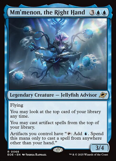 EOE, Mm'menon, the Right Hand, Standard, 68, R, Near Mint, (Foil), EN