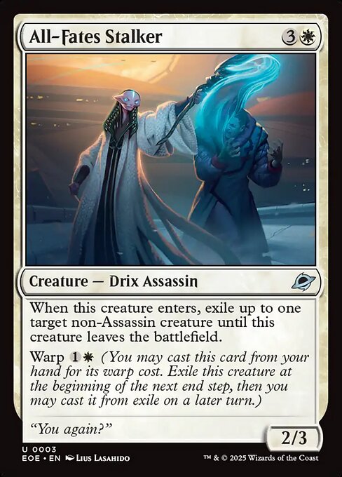 EOE, All-Fates Stalker, Standard, 3, U, Near Mint, Normal, EN